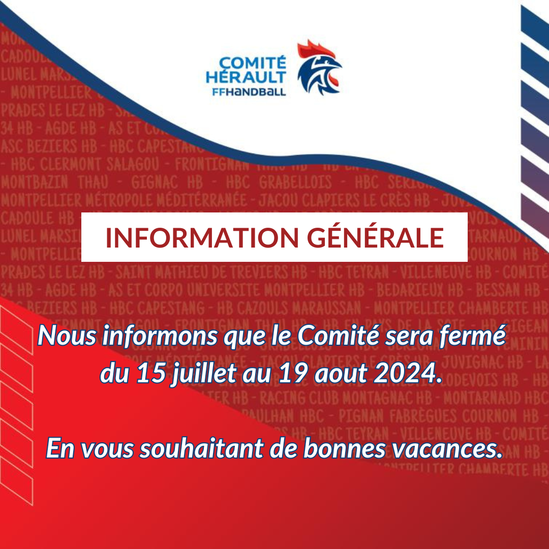 You are currently viewing Fermeture  du Comité